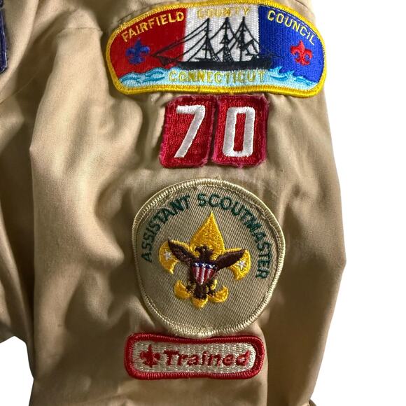 Vintage Boy Scouts of America Official Shirt, Assistant Scoutmaster, 90's, Large - Picture 3 of 7